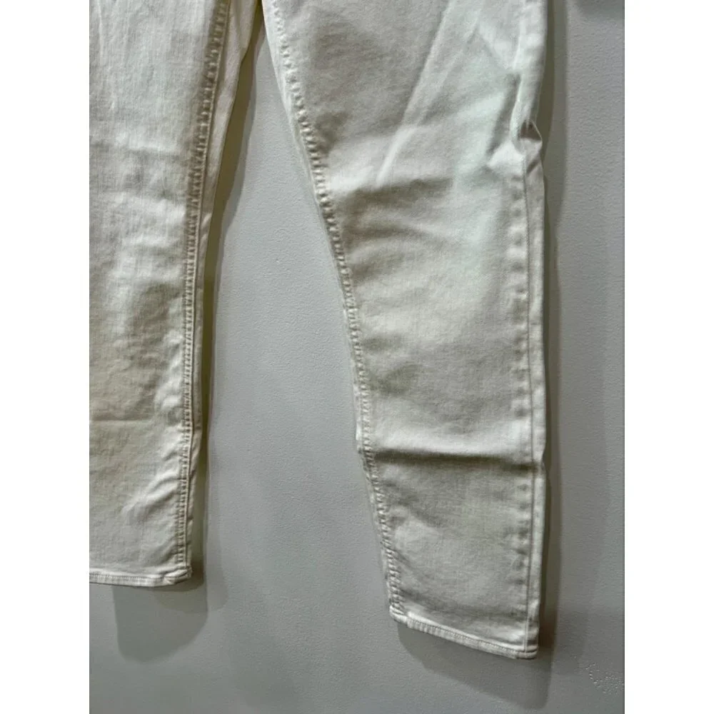 NWT Jen7 by 7 for All Mankind Size 2 Cropped Skinny Jeans White MSRP $99